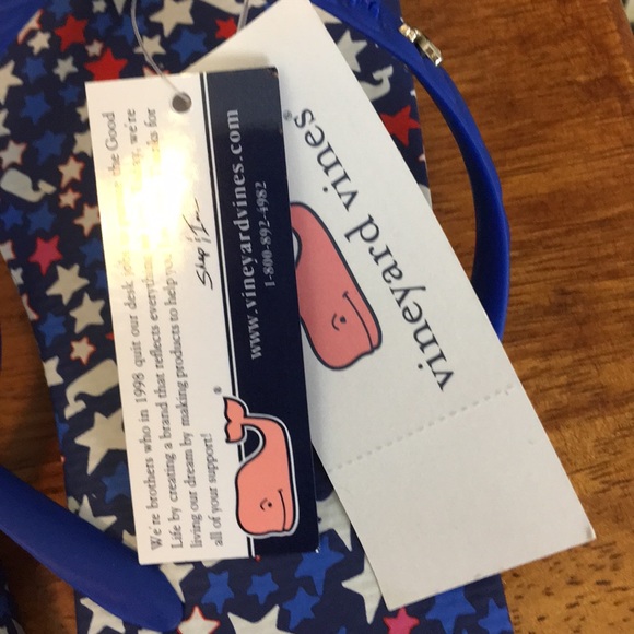 NWT Vineyard Vines Whaley Stars Flip flops - Picture 5 of 5